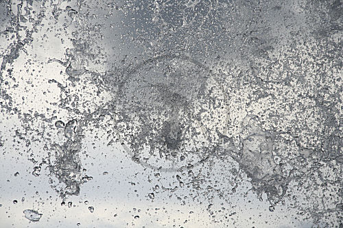 Regenwasser, Fontäne, Wassertropfen