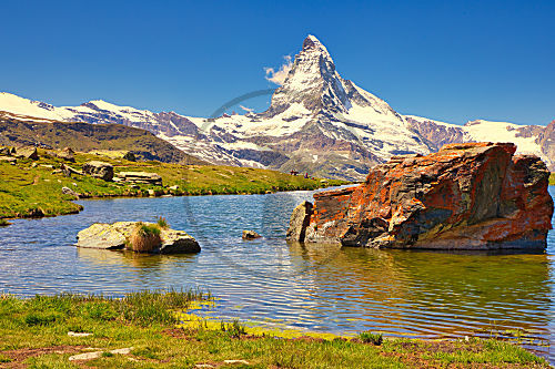 Matterhorn mit Stellisee