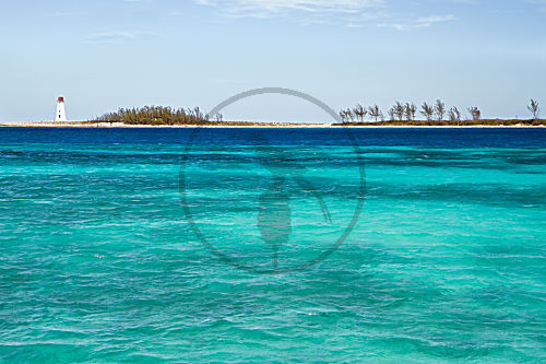 Leuchtturm in der Karibik Nassau, Bahamas