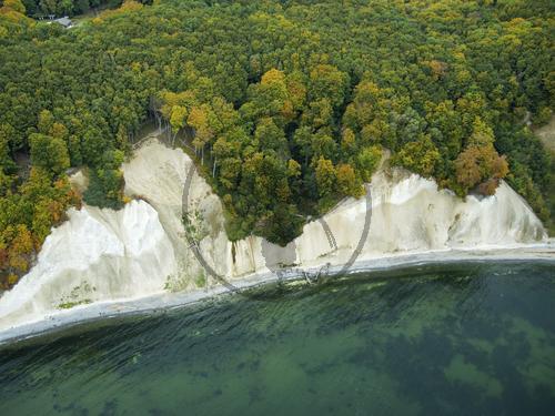 Kreidefelsen auf der Insel Rügen