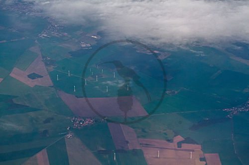 Windpark von oben