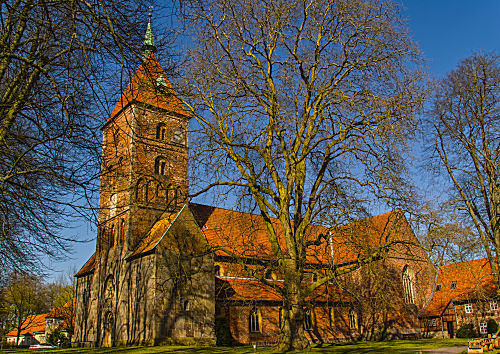 ALEXANDERKIRCHE zu WILDESHAUSEN. ALEXANDER-CHURCH; WILDESHAUSEN, Germany.